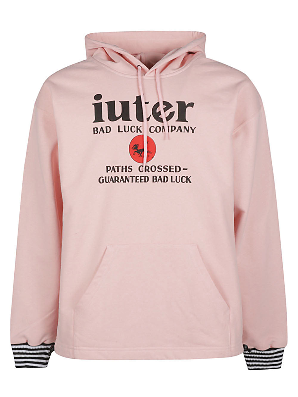 Iuter Iuter Printed cotton hoodie