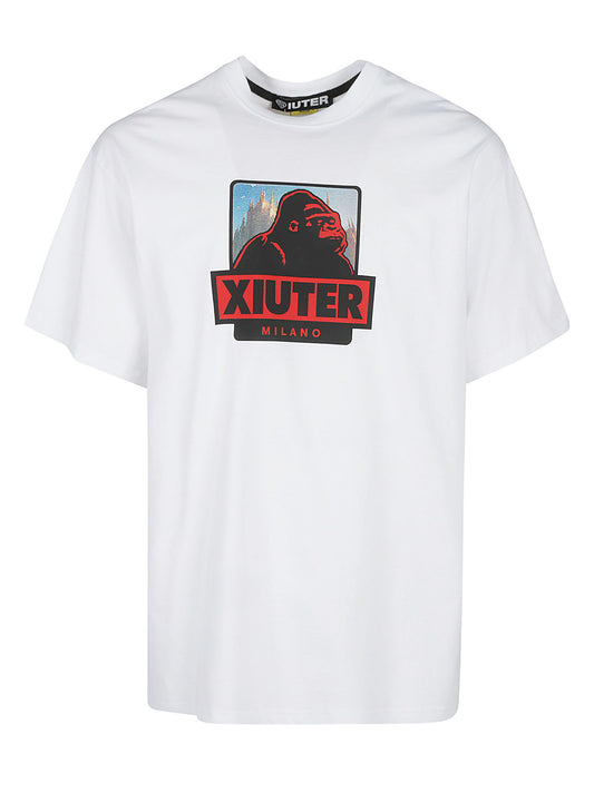 Iuter Iuter Printed cotton t-shirt