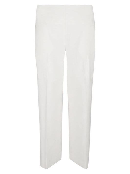 Via Masini 80 Via Masini 80 Straight leg linen blend trousers
