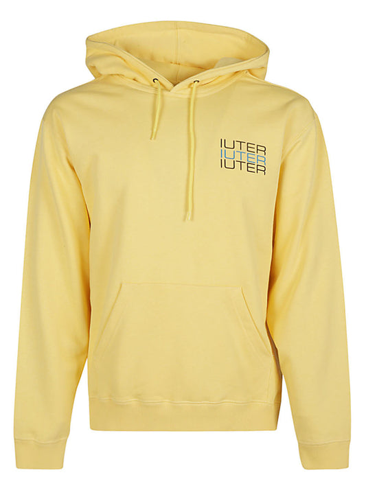 Iuter Iuter Printed cotton hoodie