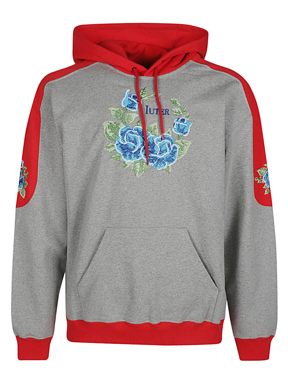 Iuter Iuter Printed cotton hoodie