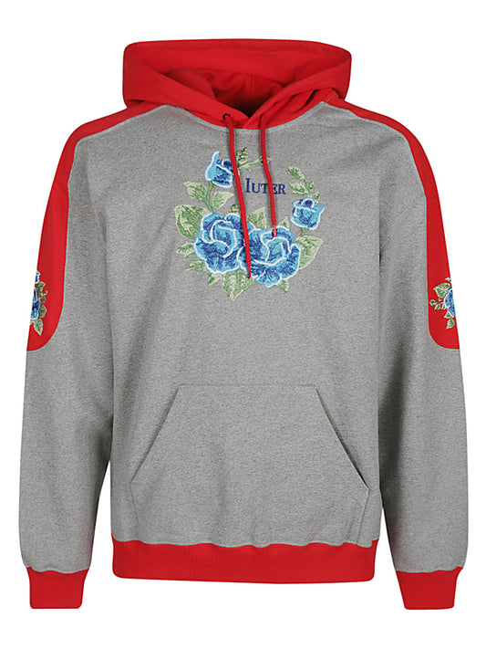 Iuter Iuter Printed cotton hoodie