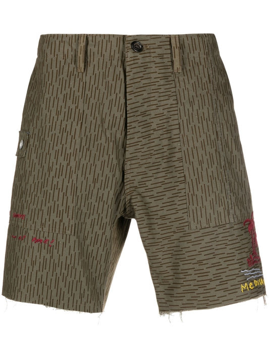 President's President'S Camouflage print shorts