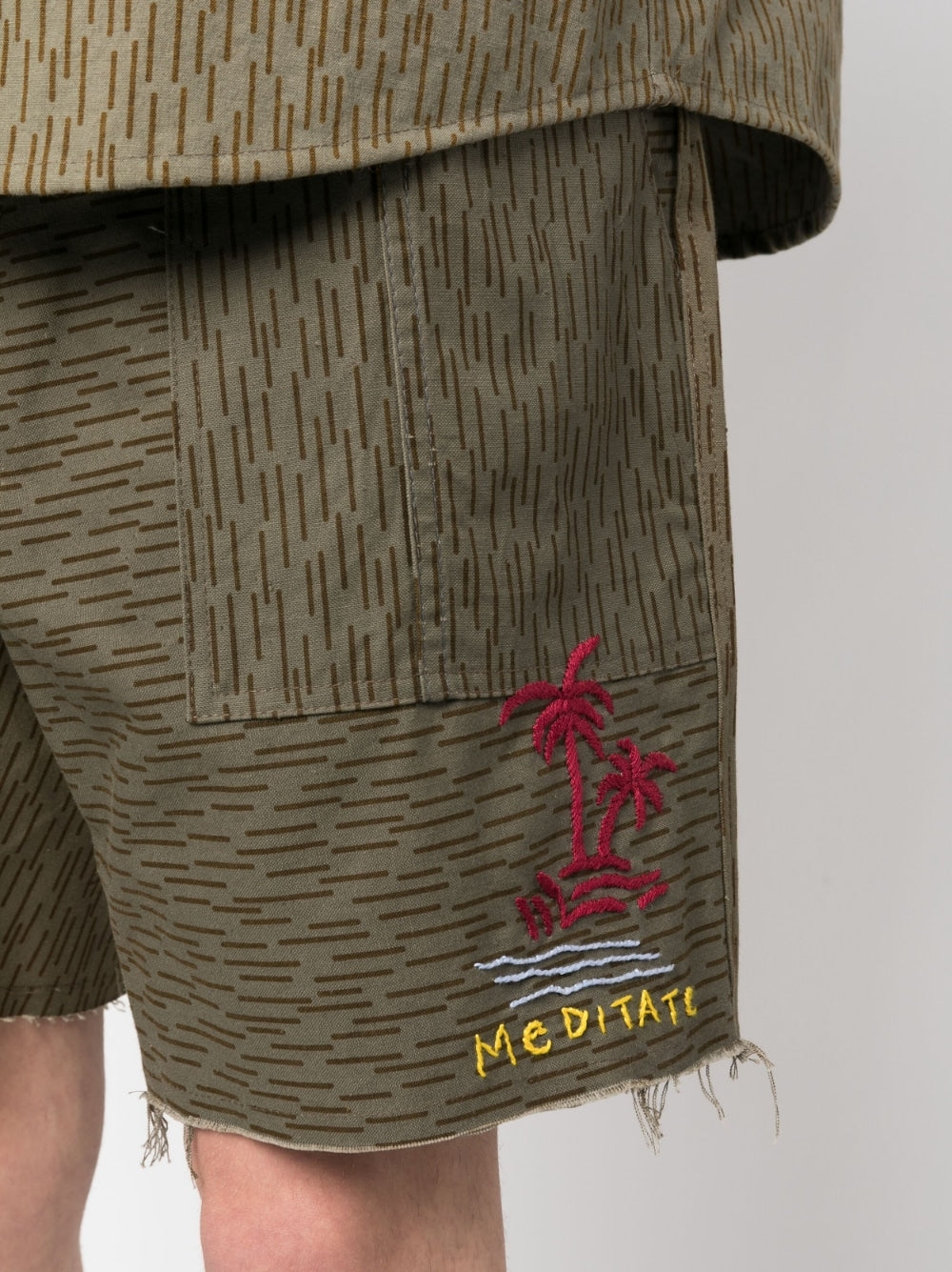 President's President'S Camouflage print shorts
