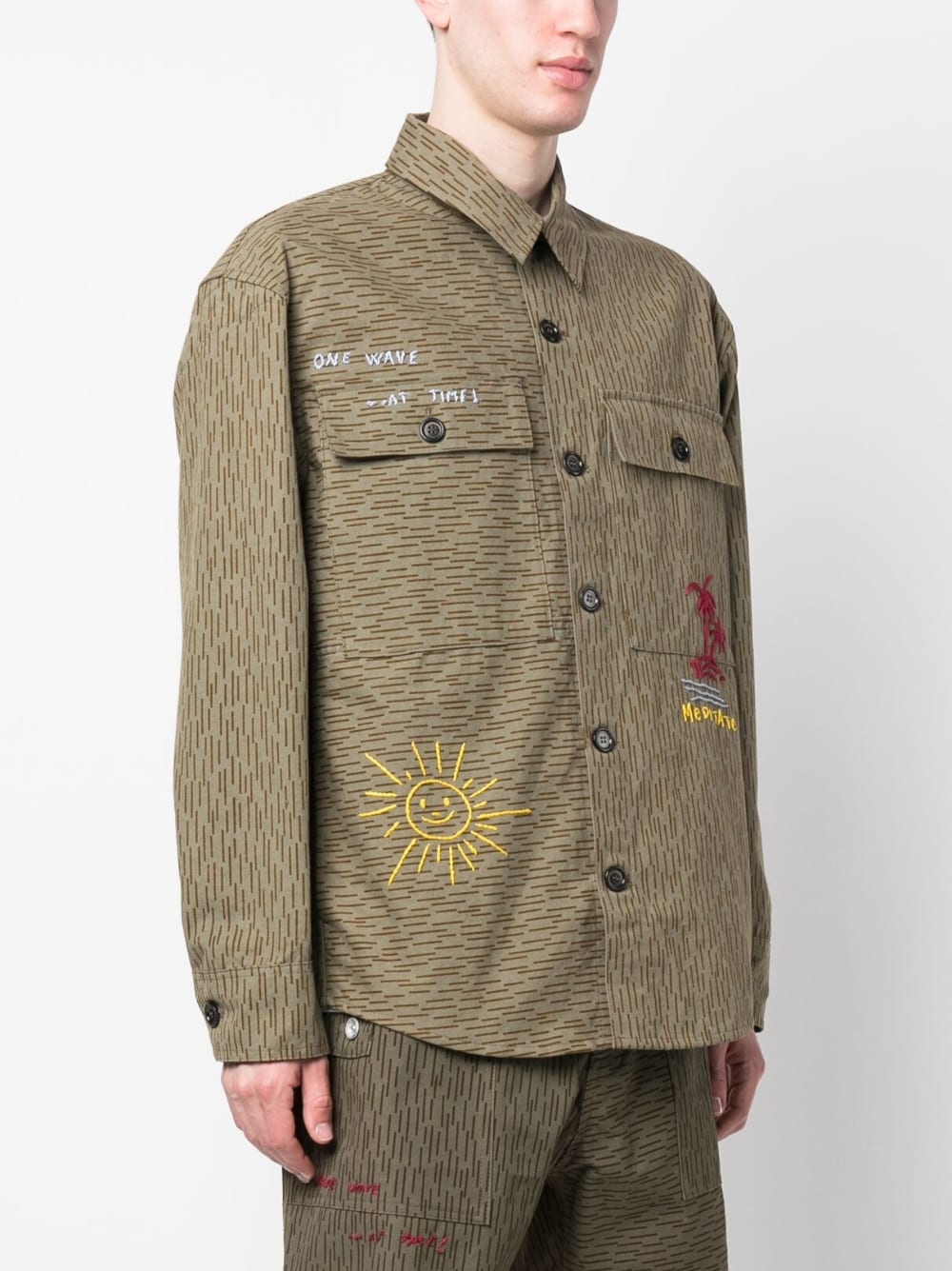 President's President'S Camouflage print shirt