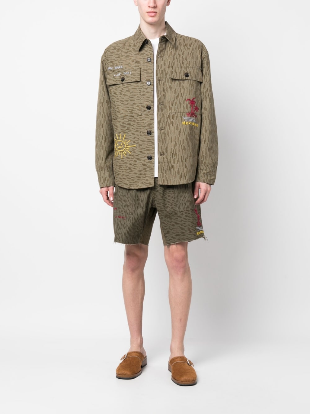 President's President'S Camouflage print shirt