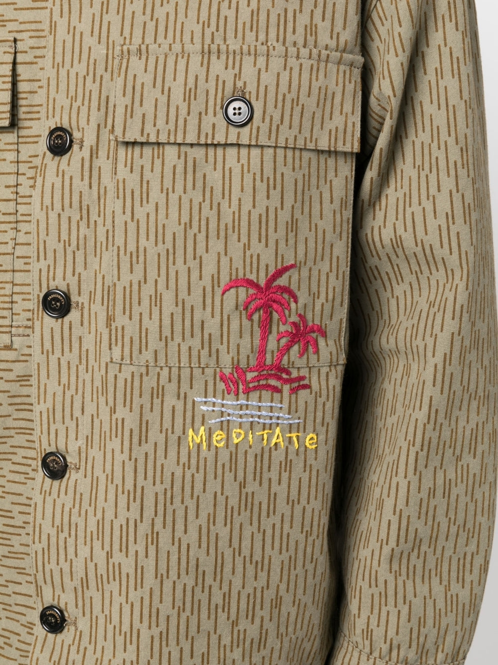 President's President'S Camouflage print shirt