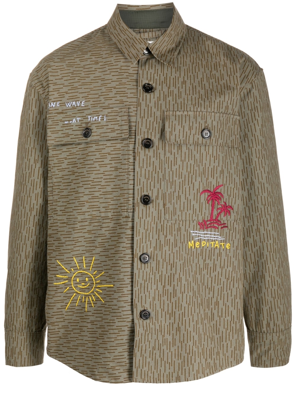 President's President'S Camouflage print shirt