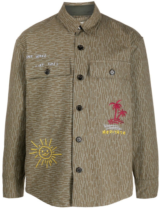 President's President'S Camouflage print shirt