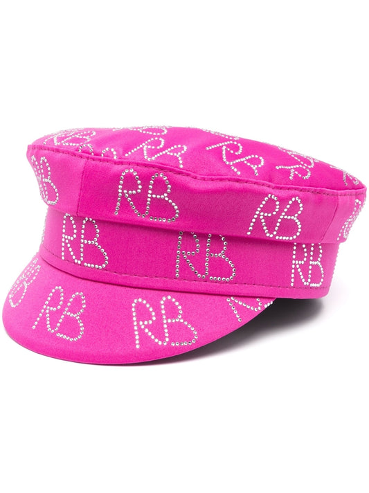 Ruslan Baginskiy Ruslan Baginskiy crystal-embellished Baker Boy Hat