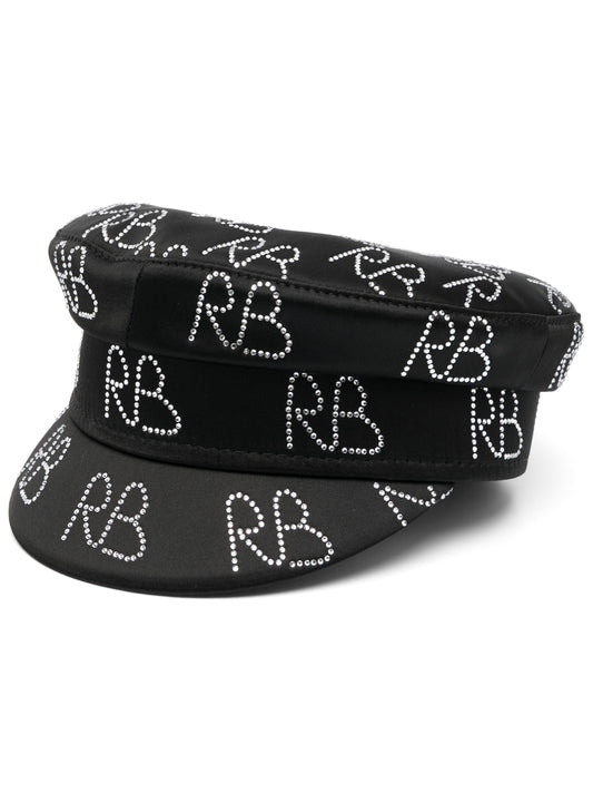 Ruslan Baginskiy Ruslan Baginskiy crystal-embellished Baker Boy Hat