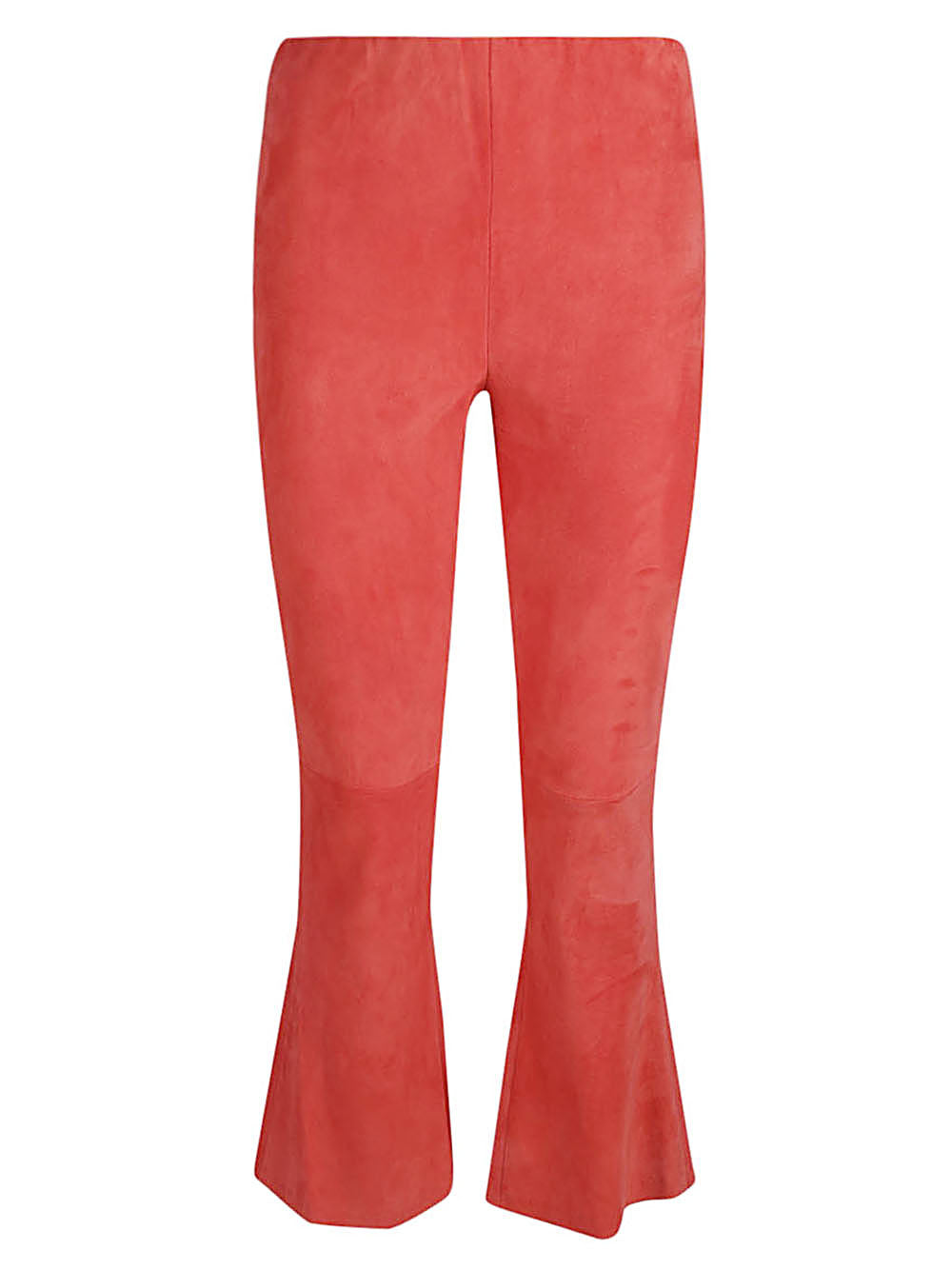 Via Masini 80 Via Masini 80 Flared cropped suede trousers