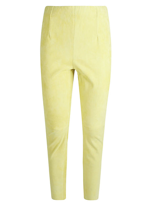 Via Masini 80 Via Masini 80 Slim fit suede trousers
