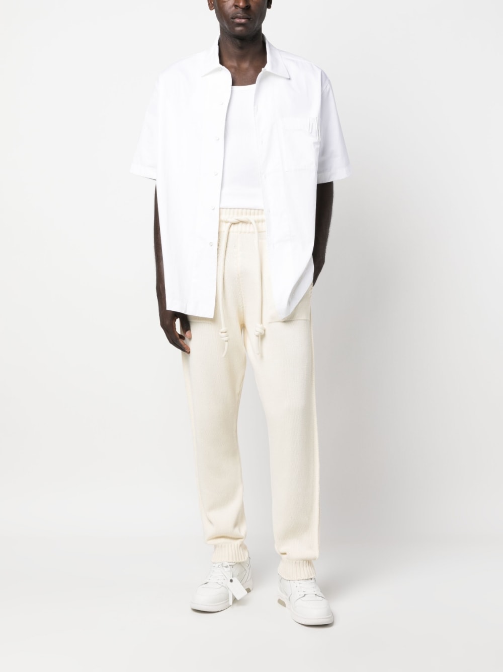 بنطال رياضي Off White Diag-stripe المحبوك