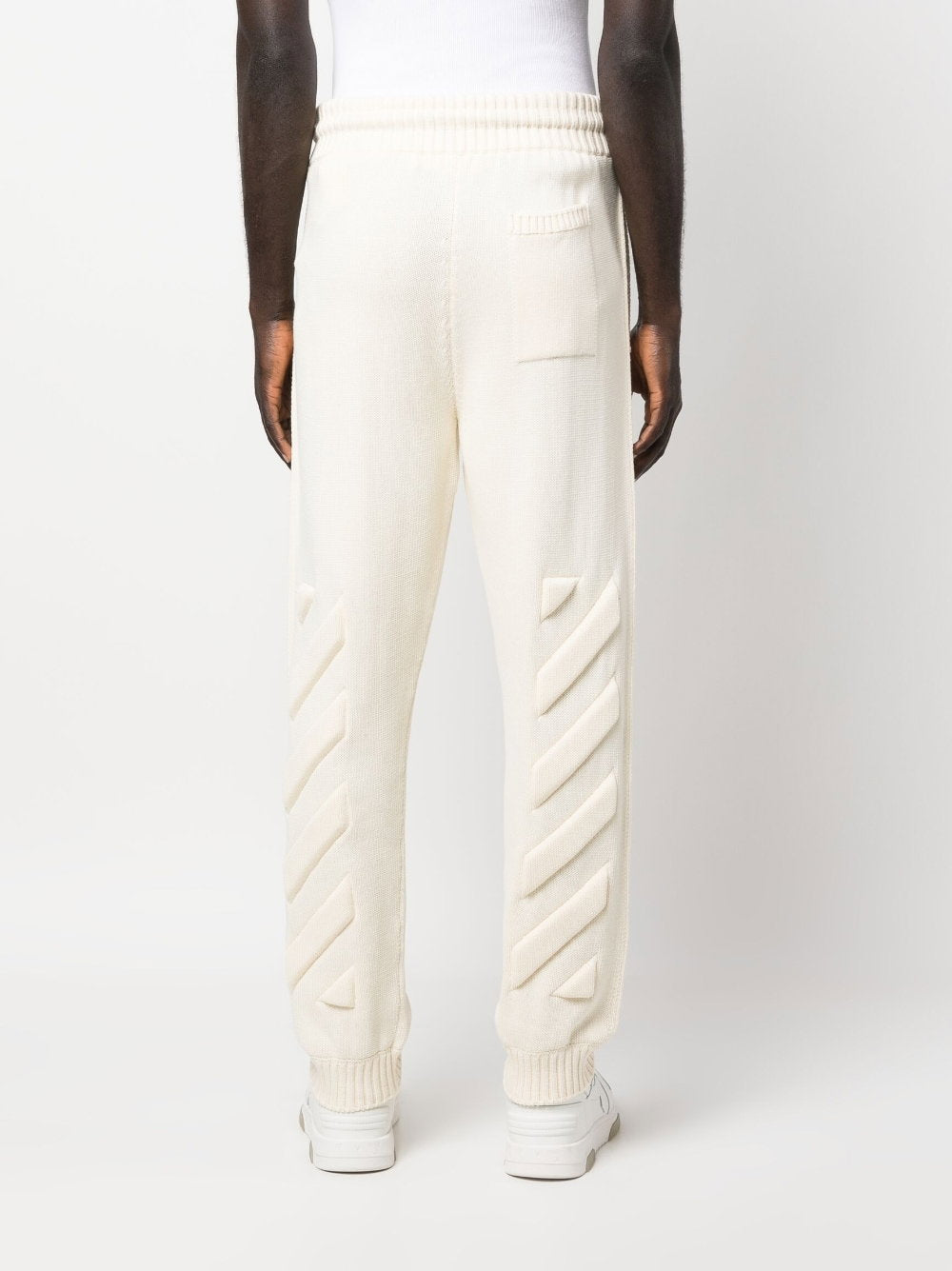 بنطال رياضي Off White Diag-stripe المحبوك