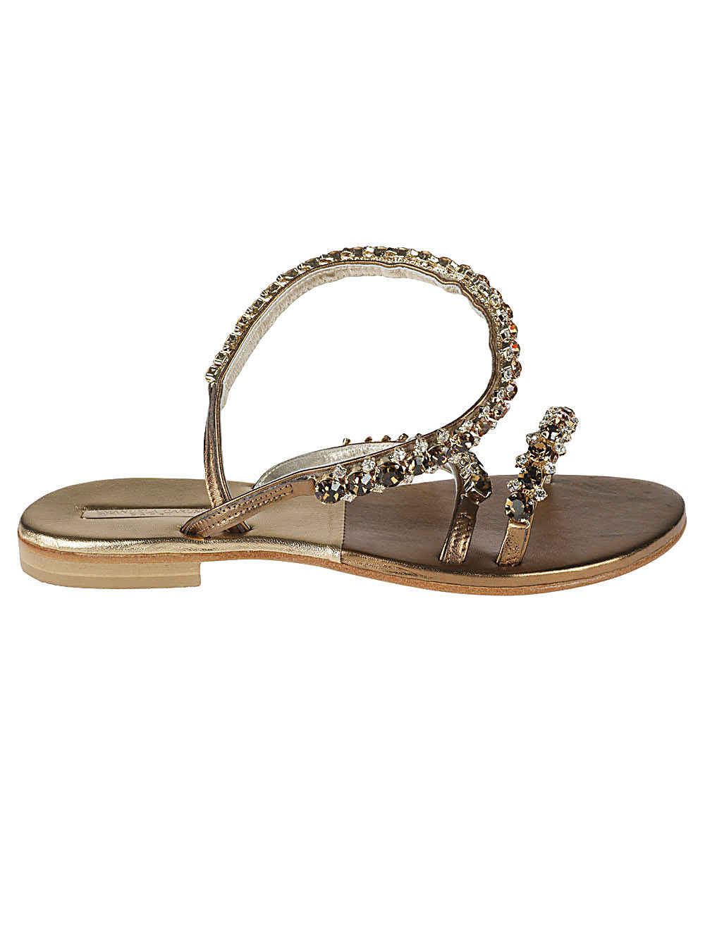 Emanuela Caruso Emanuela Caruso Gold monastic anklet bracelet sandal