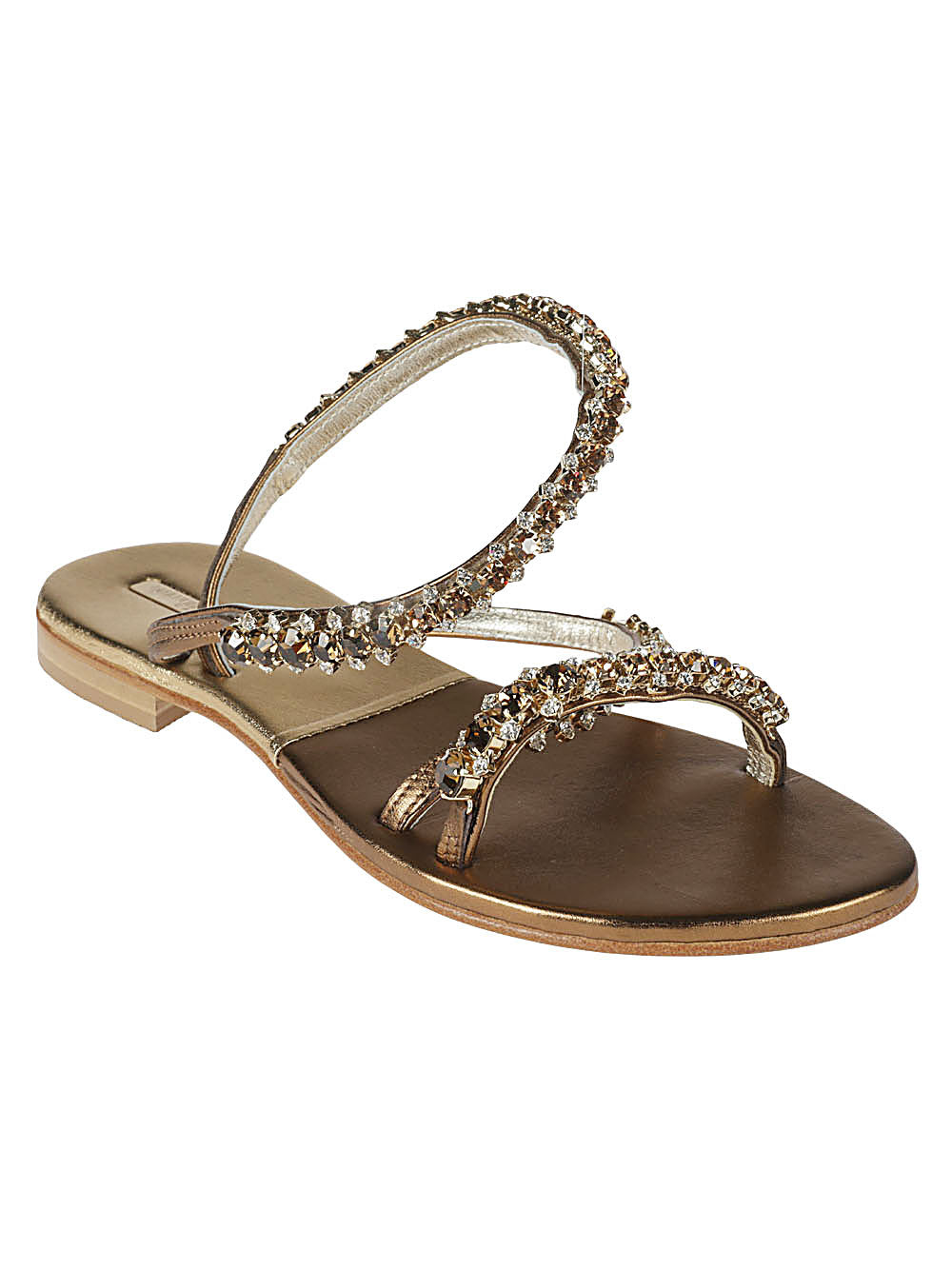 Emanuela Caruso Emanuela Caruso Gold monastic anklet bracelet sandal