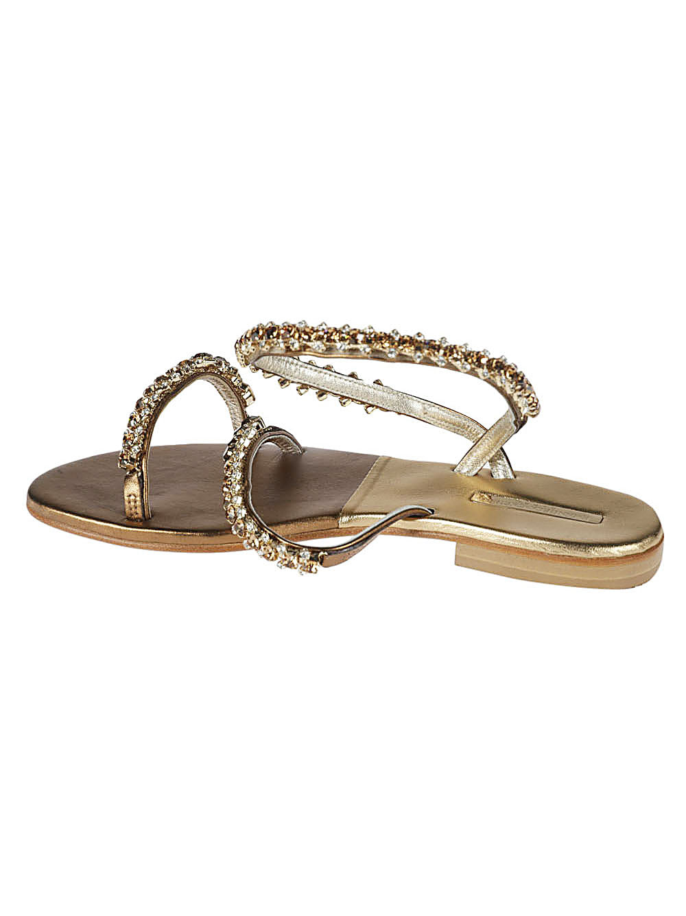 Emanuela Caruso Emanuela Caruso Gold monastic anklet bracelet sandal