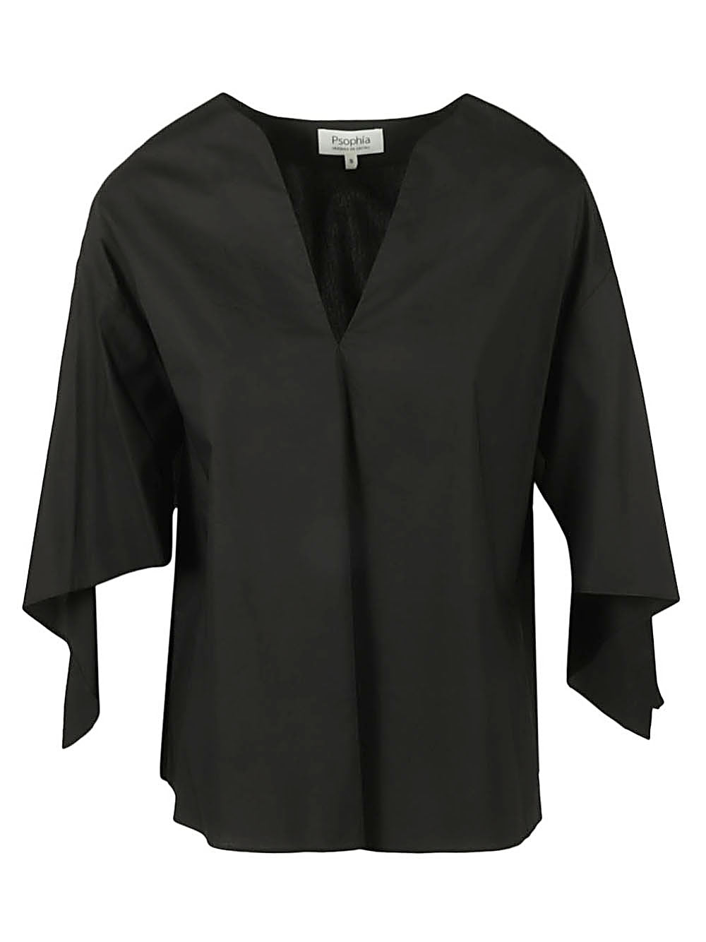 Psophia Psophia Cotton v-neck top