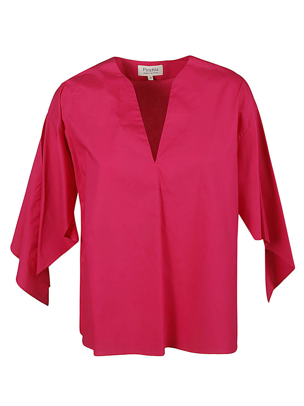 Psophia Psophia Cotton v-neck top