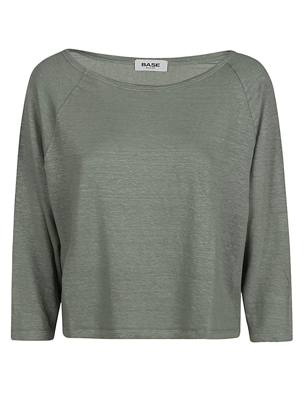 Base Base Linen boat-neck sweater
