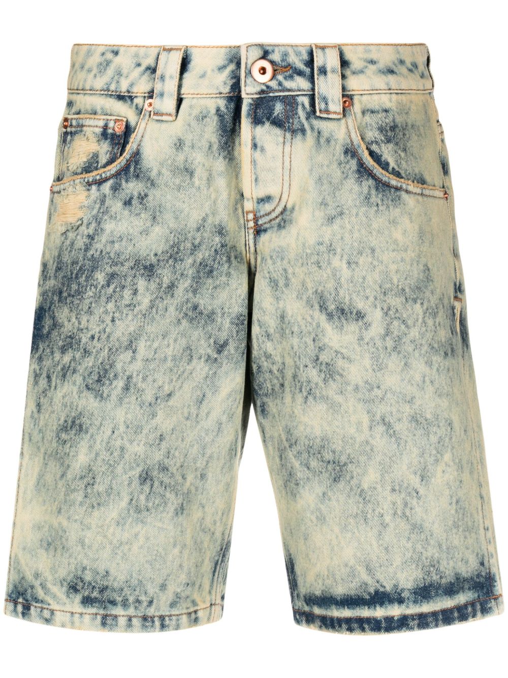 Vaquera Vaquera Denim split shorts