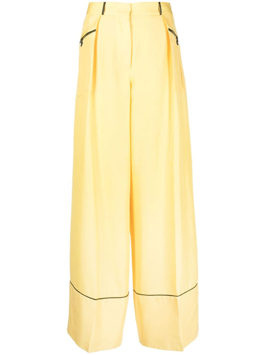 Bally Silk wide-leg trousers
