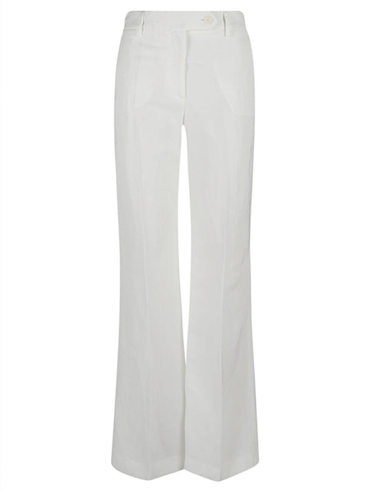True Royal True Royal Linen flared trousers