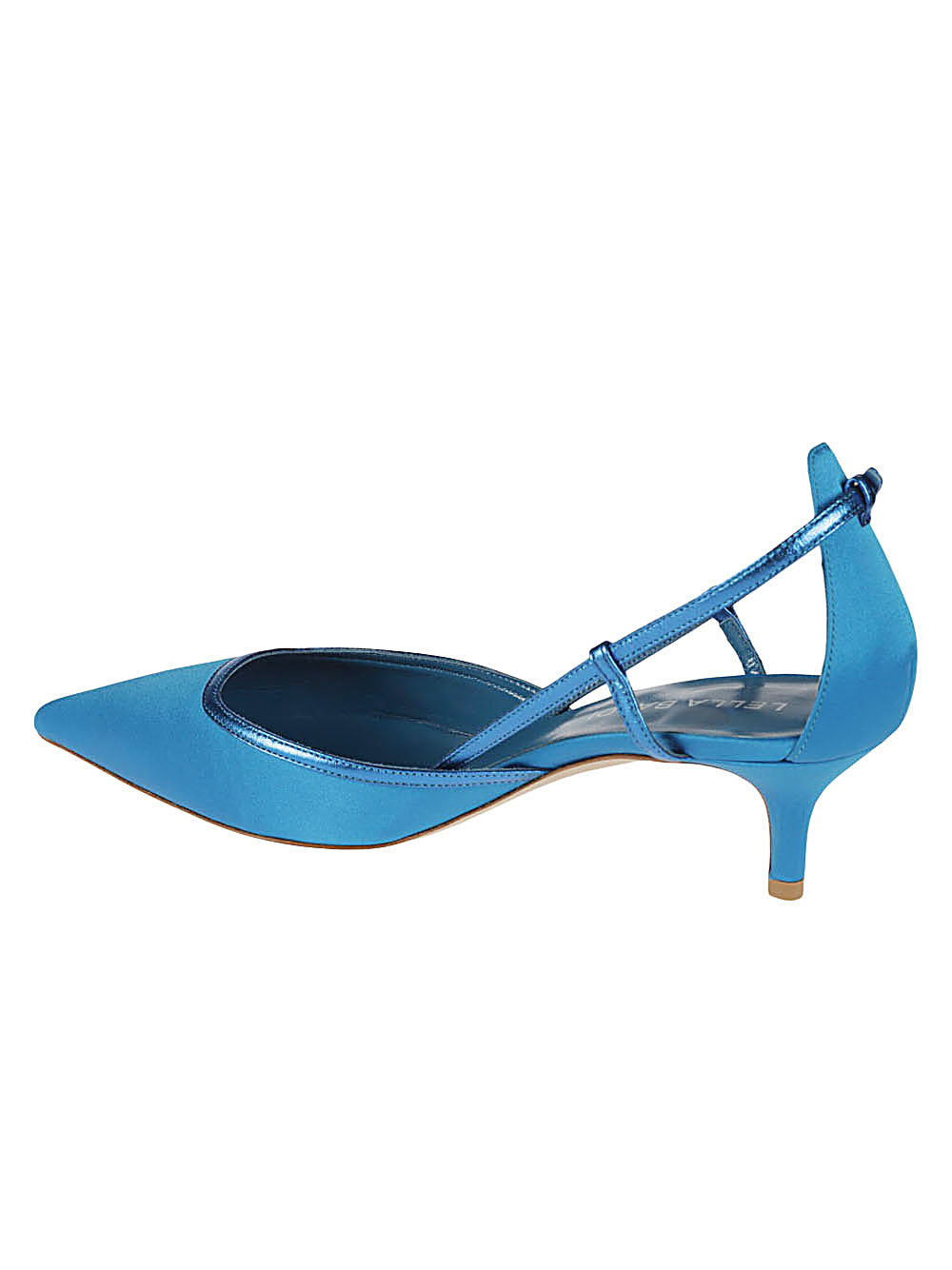Lella Baldi Lella Baldi Blue Leather Pumps