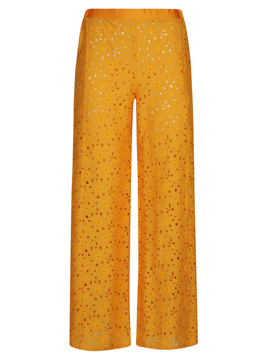 Feel Me Fab Feel Me Fab Tartana wide leg trousers