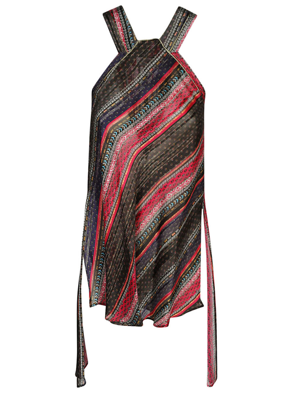 Seafarer Seafarer Asymmetrical printed shirt