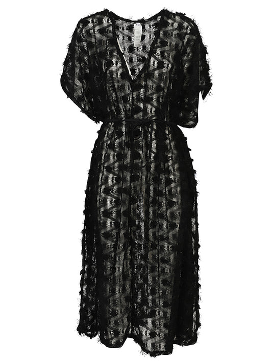 Feel Me Fab Feel Me Fab Lampedusa crochet long dress