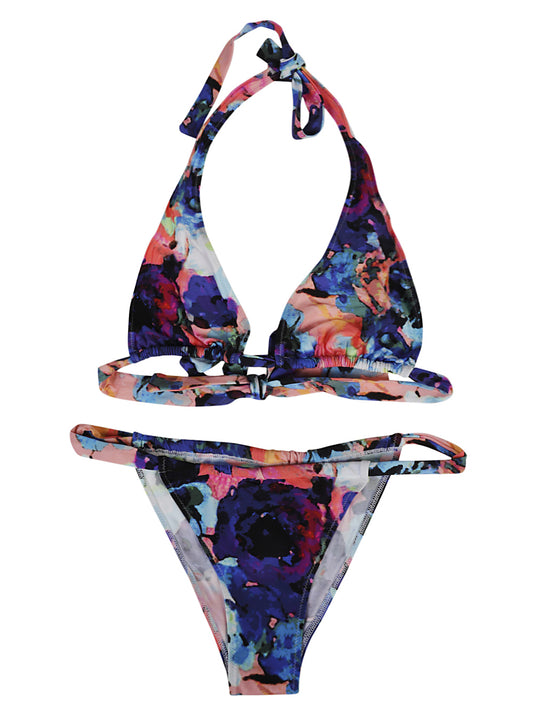 Feel Me Fab Feel Me Fab Miami printed bikini set
