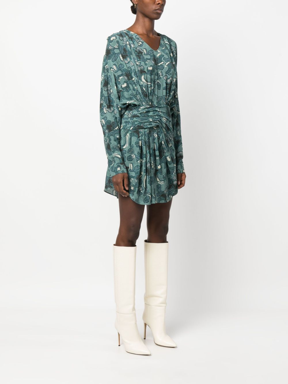 Iro Iro Fontana printed short dress