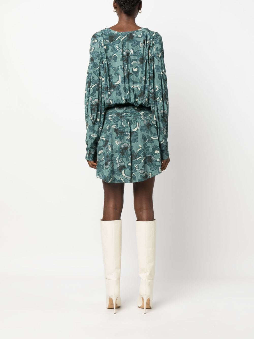 Iro Iro Fontana printed short dress