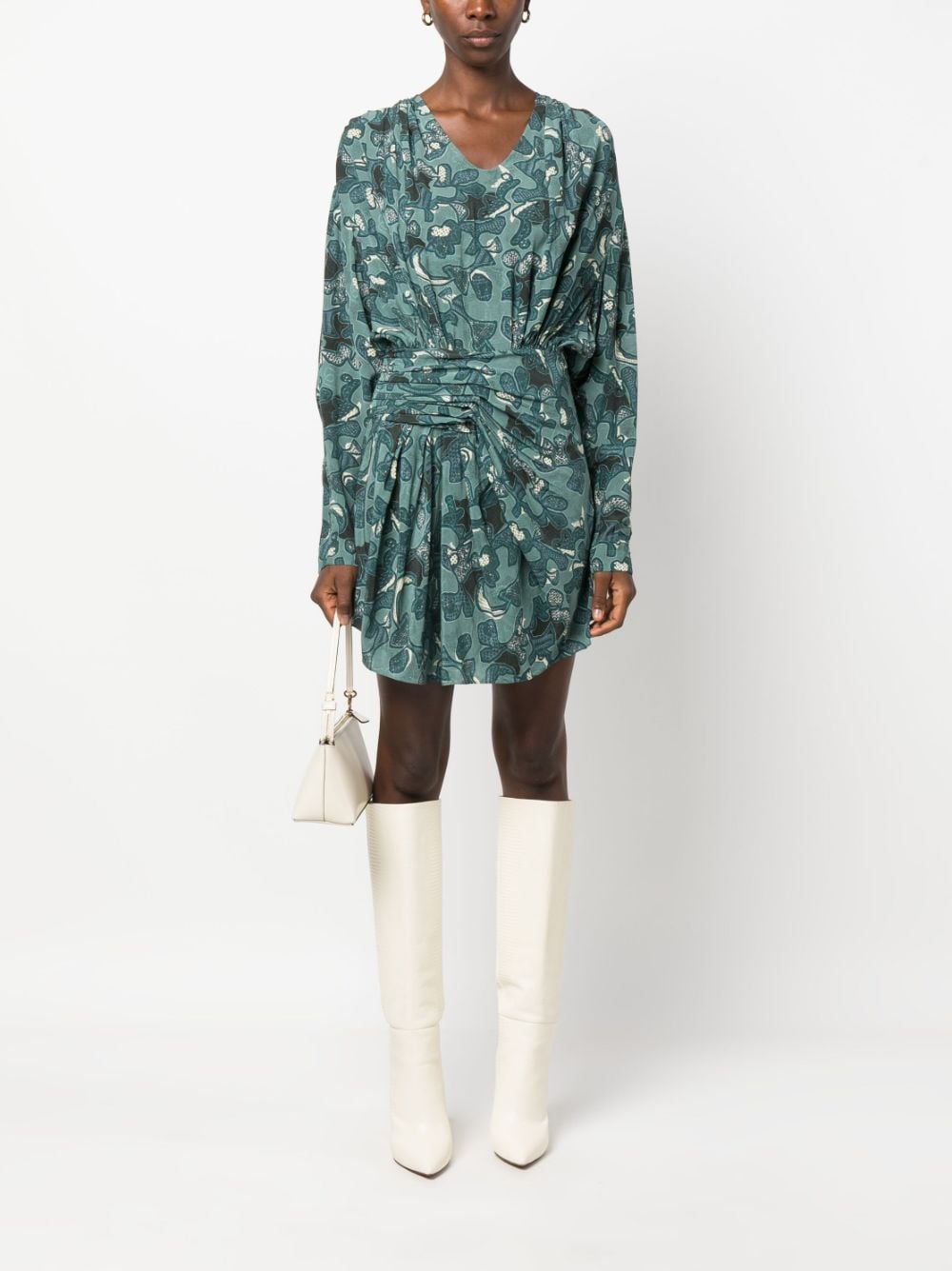 Iro Iro Fontana printed short dress