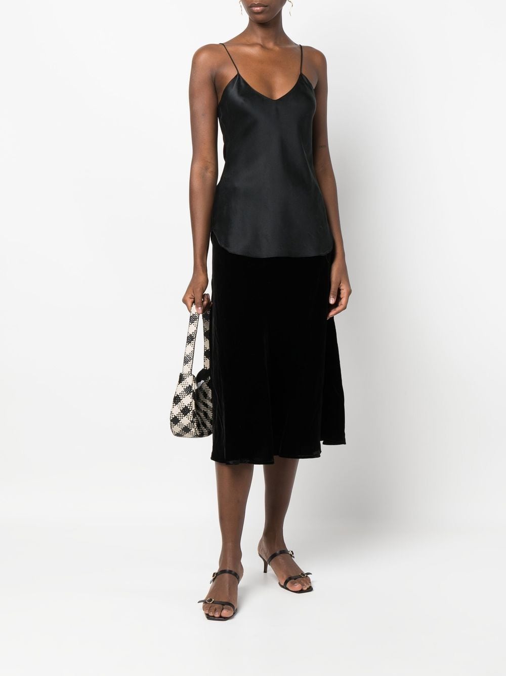 Gold Hawk Gold Hawk Velvet long skirt
