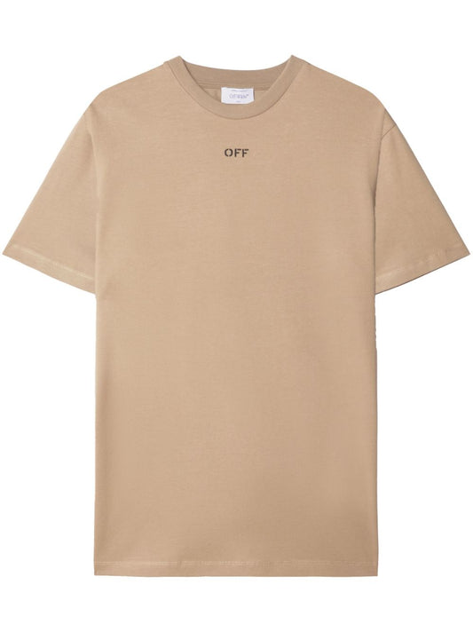 تيشيرت قطن بشعار Off White