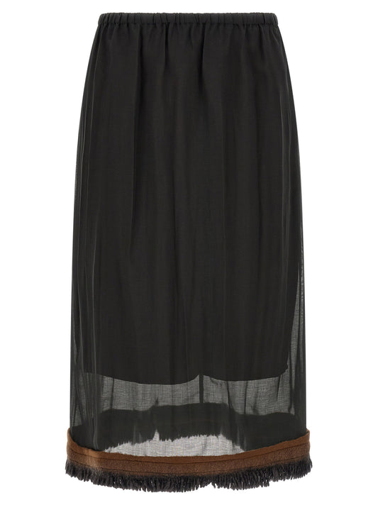 Tela Fringed Detail Ophelia Skirt