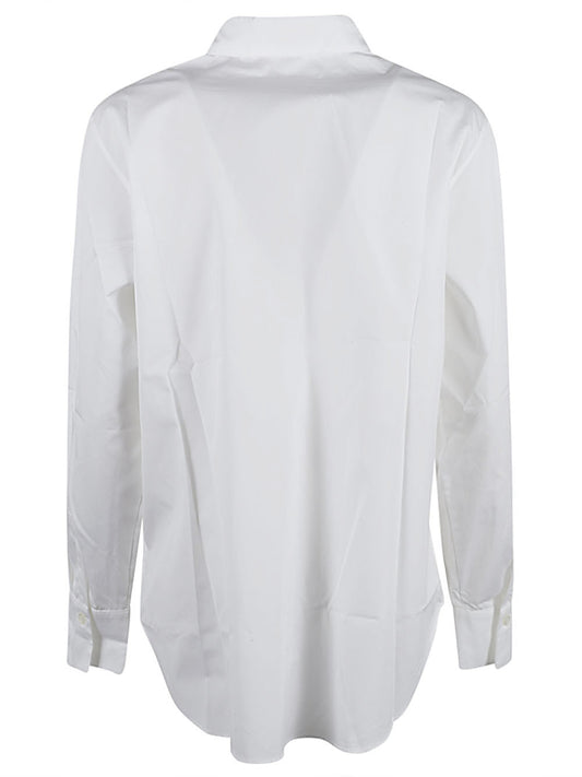 Judy Sanderson Button-down cotton shirt