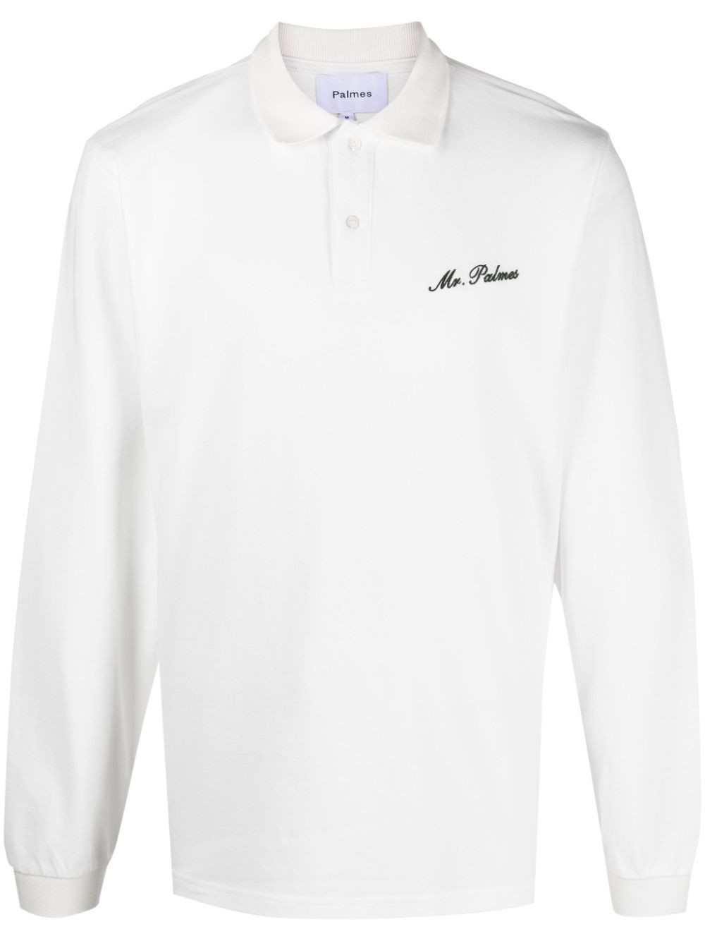 Palmes Palmes Logo organic cotton polo shirt