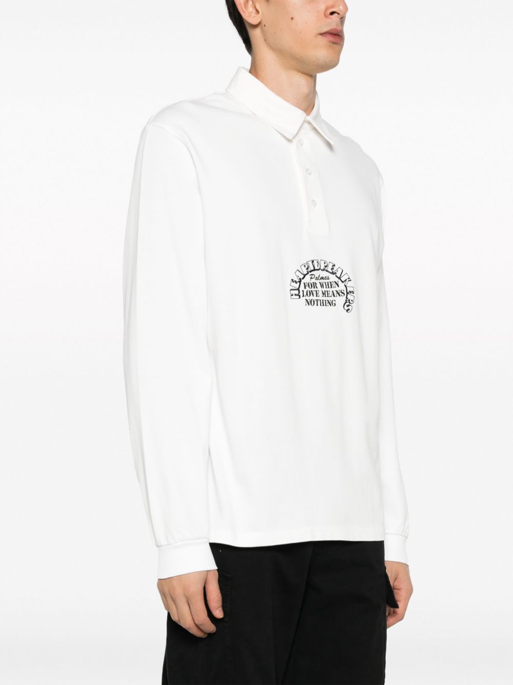 Palmes Palmes Logo organic cotton shirt