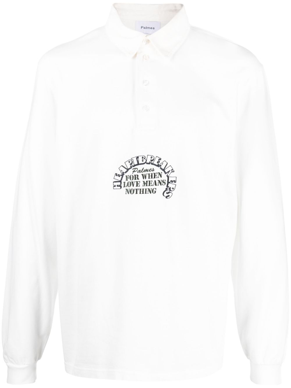 Palmes Palmes Logo organic cotton shirt