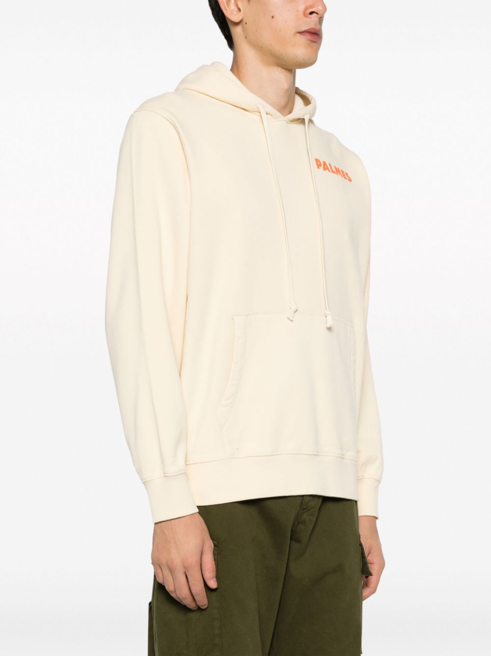 Palmes Palmes Logo organic cotton hoodie