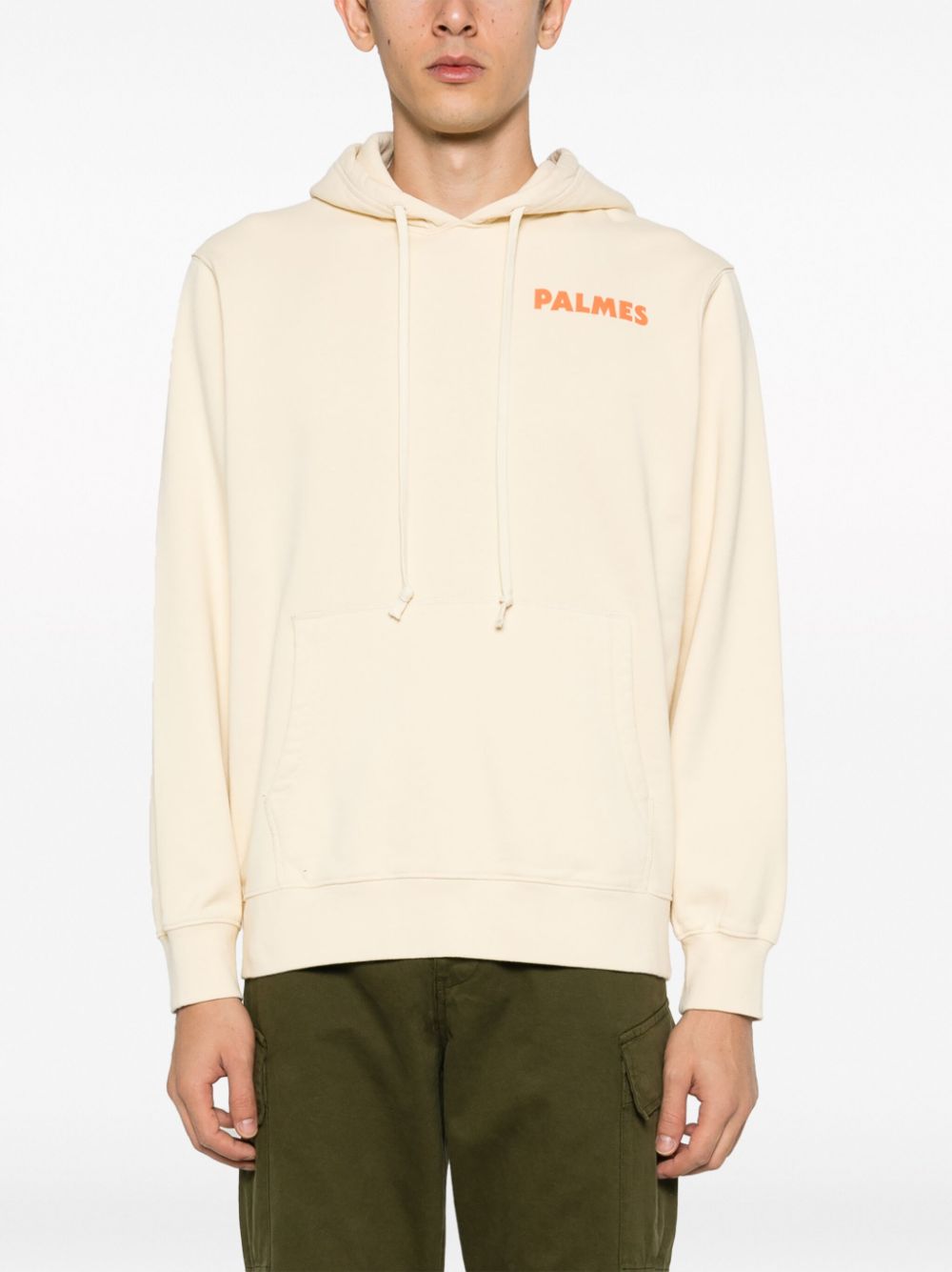 Palmes Palmes Logo organic cotton hoodie