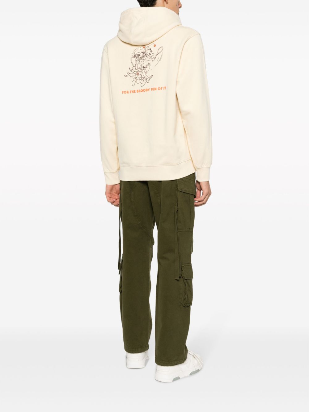 Palmes Palmes Logo organic cotton hoodie