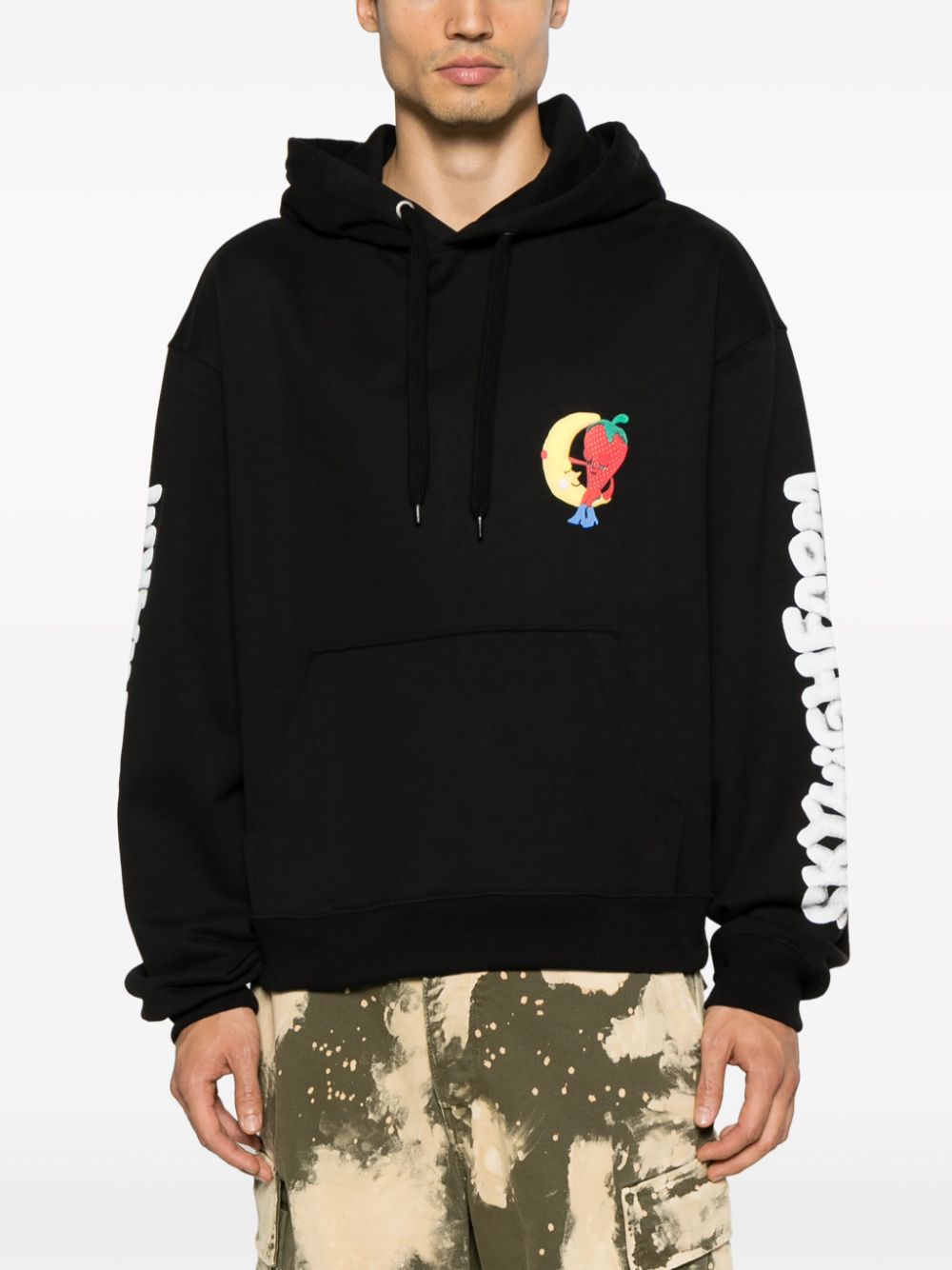 Sky High Farm Workwear Sky High Farm Workwear Logo cotton hoodie
