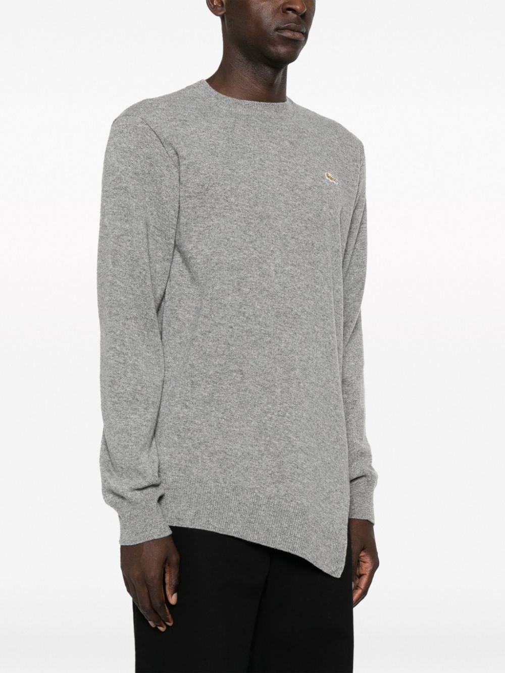 Comme Des Garcons Comme Des Garcons x Lacoste Asymmetric Wool Sweater