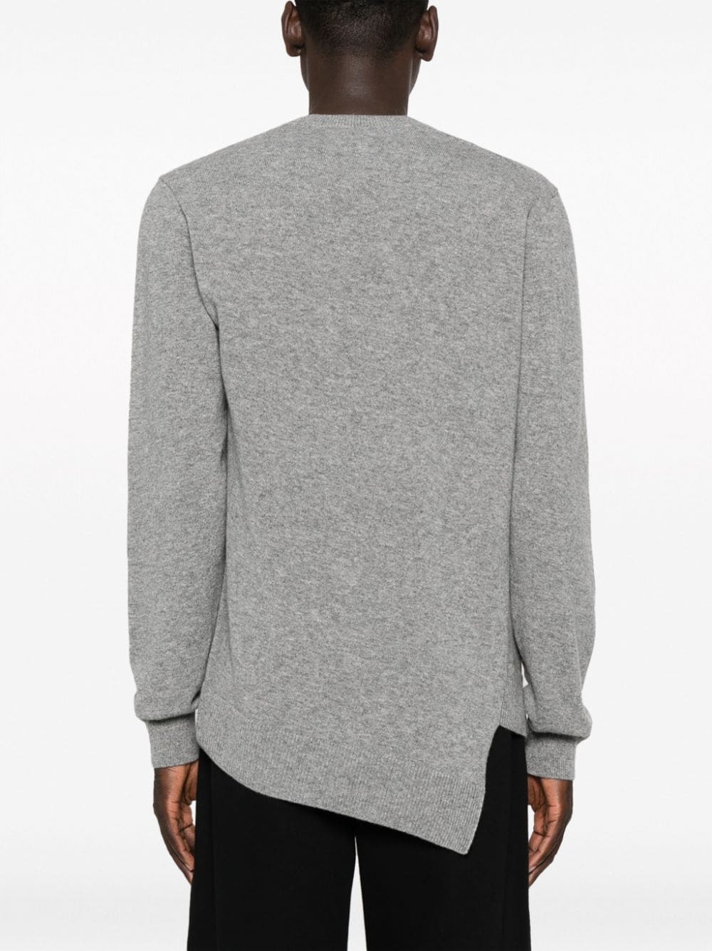 Comme Des Garcons Comme Des Garcons x Lacoste Asymmetric Wool Sweater