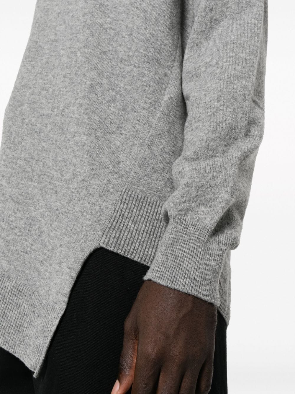 Comme Des Garcons Comme Des Garcons x Lacoste Asymmetric Wool Sweater